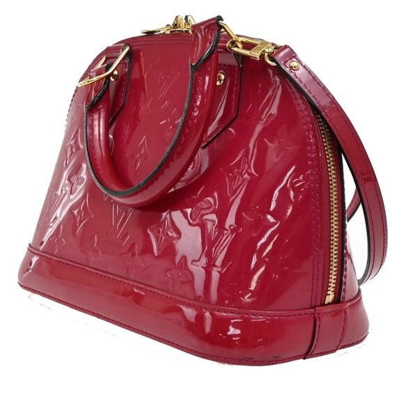 LOUIS VUITTON LV Alma BB Hand Bag Monogram Vernis Learher Pink M91698 24EF014 - Picture 5 of 16